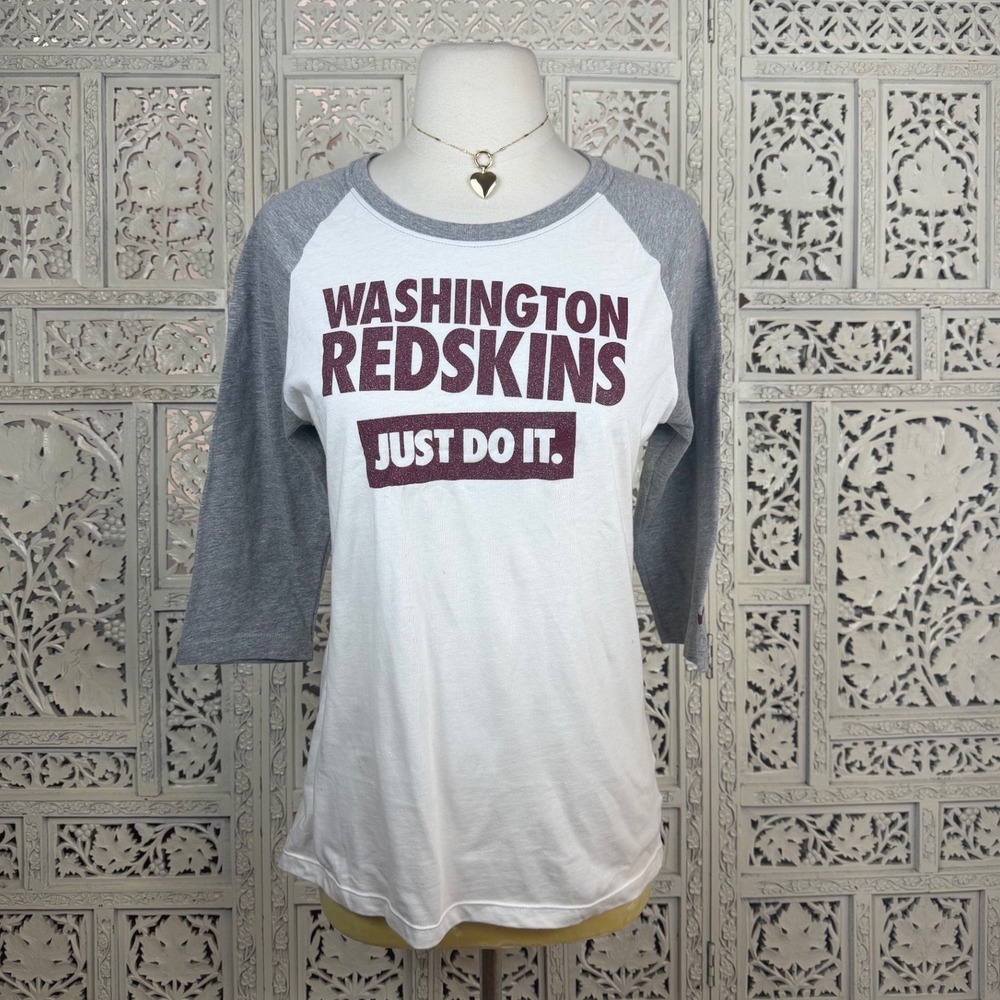 NFL Team Apparel Nike‎ Washington Commanders Quarter Length Sleeve Tee Sz Medium